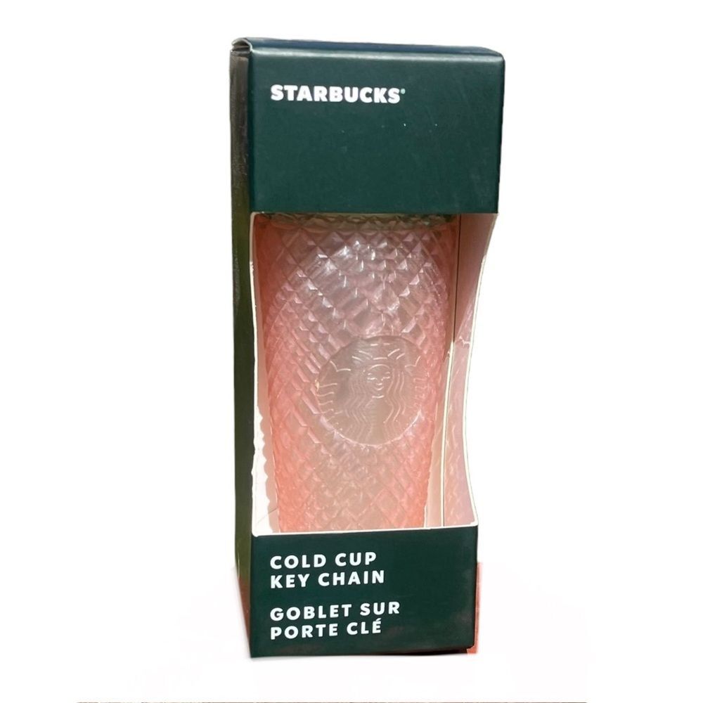 NWT Starbucks Watermelon Pink Cold Cup Keychain